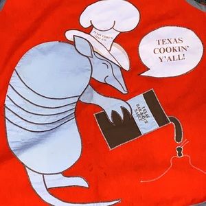 Classic Texas Chef’s Hat Co. Armadillo Chef Apron. OS